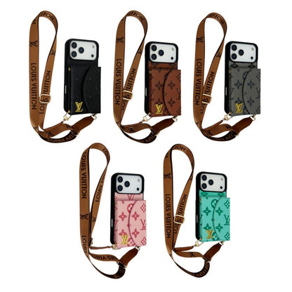 Lou Five Color Crossbody Card Bag iPhone Case