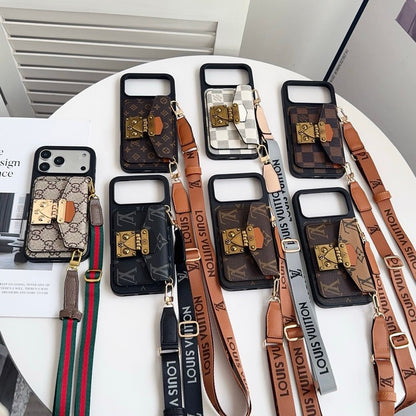 Lou Crossbody Card Bag Lock iPhone Case