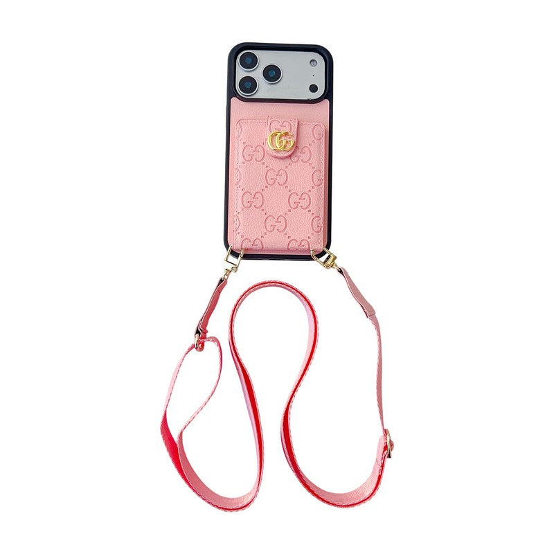 GG Color Crossbody iPhone Case