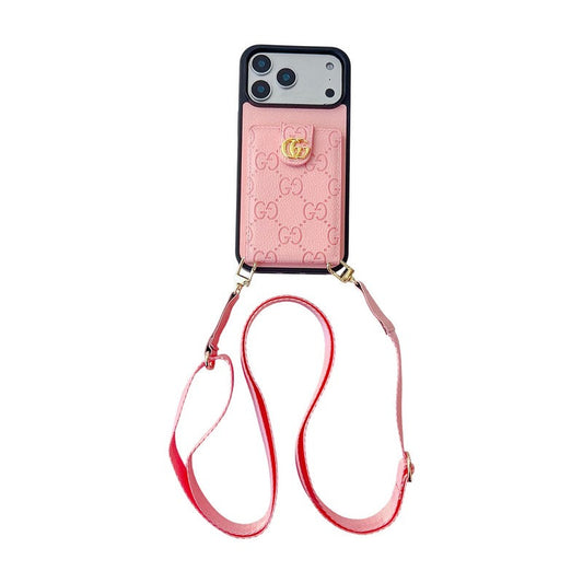 GG Color Crossbody iPhone Case