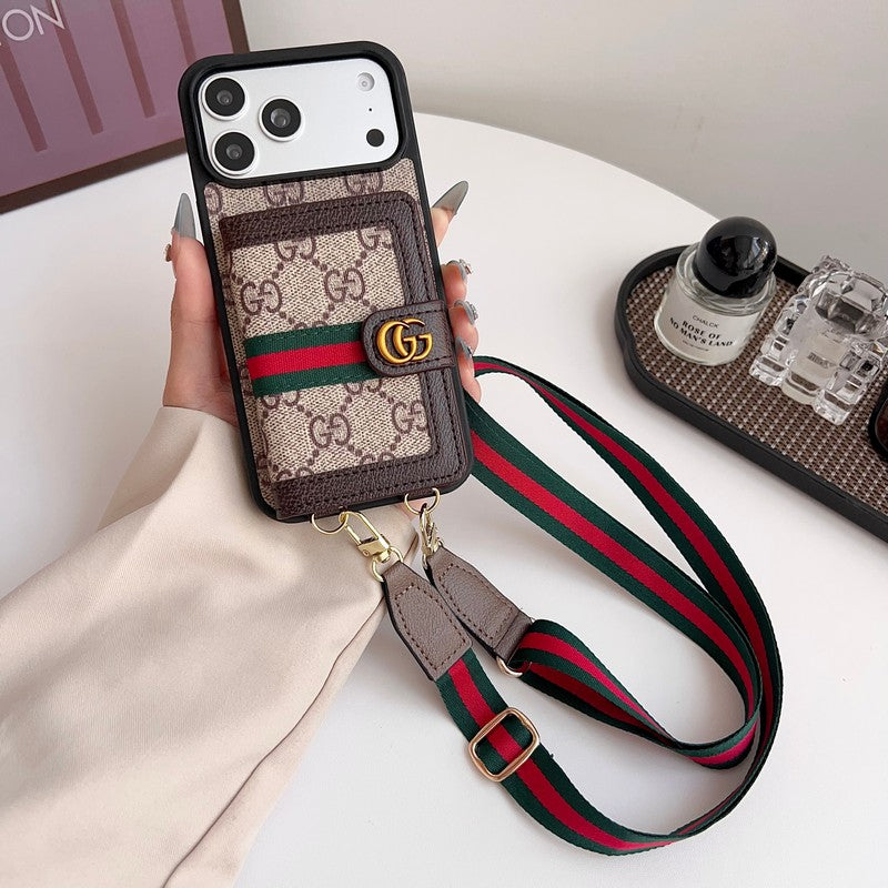 GG Louis Card Crossbody iPhone 18 Case