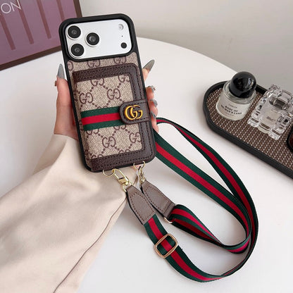 GG Louis Card Crossbody iPhone 18 Case