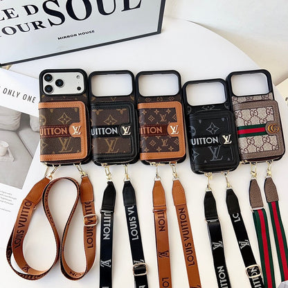 Louis GG Card Crossbody iPhone 18 Case