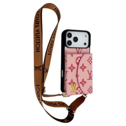 Lou Five Color Crossbody Card Bag iPhone Case