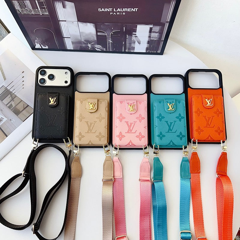 Lou Color Bag Leather iPhone Case