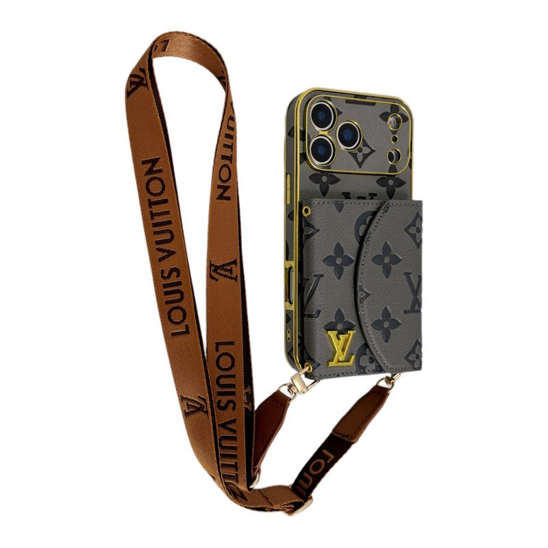 Lou Color Crossbody Card Bag iPhone Case