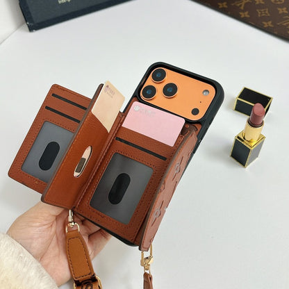 Lou Five Color Crossbody Card Bag iPhone Case