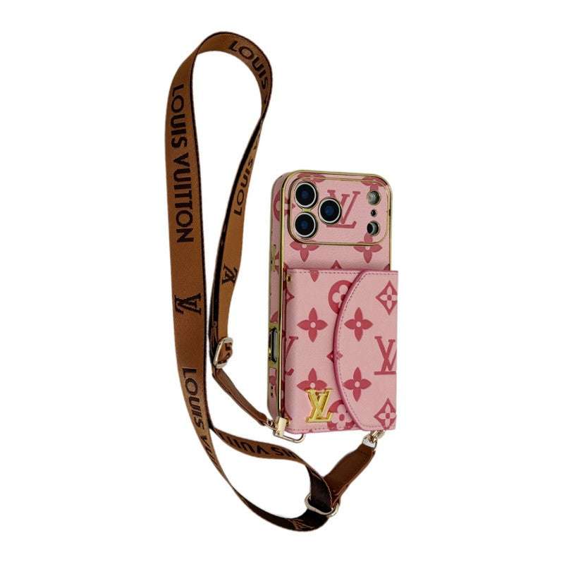 Lou Color Crossbody Card Bag iPhone Case