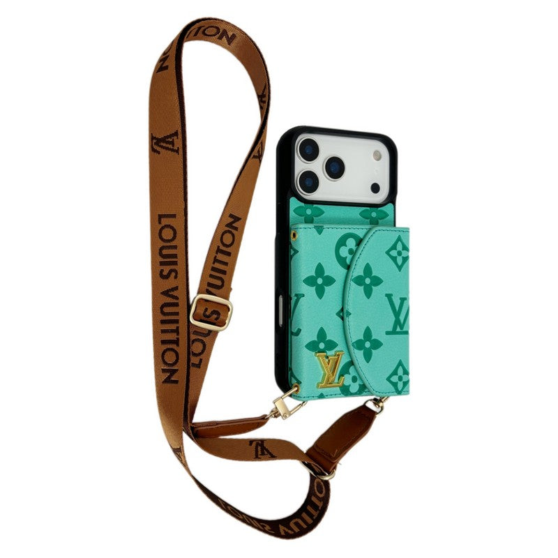 Lou Five Color Crossbody Card Bag iPhone Case