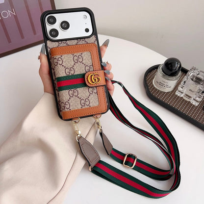 GG Louis Card Crossbody iPhone 18 Case