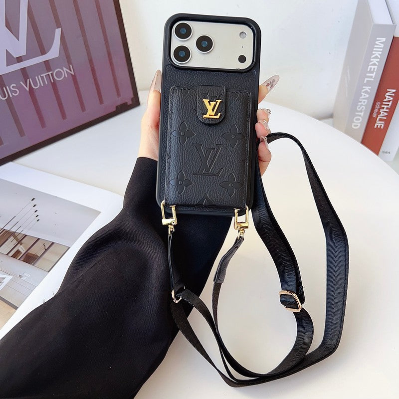 Lou Color Bag Leather iPhone Case