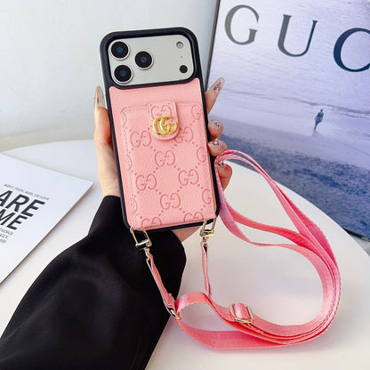 GG Color Crossbody iPhone Case