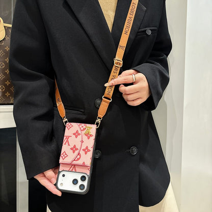 Lou Five Color Crossbody Card Bag iPhone Case