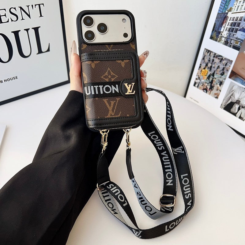 Louis GG Card Crossbody iPhone 18 Case