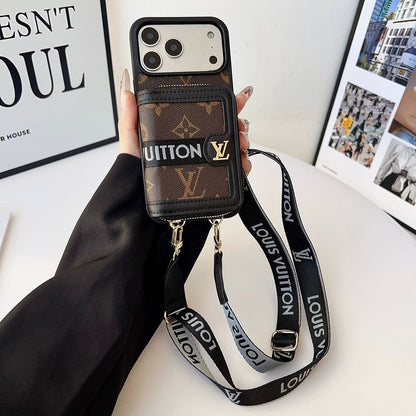 Louis GG Card Crossbody iPhone 18 Case