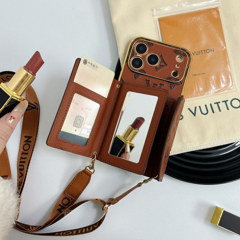 Lou Color Crossbody Card Bag iPhone Case