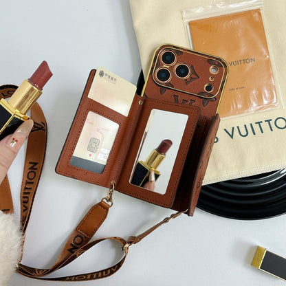 Lou Color Crossbody Card Bag iPhone Case