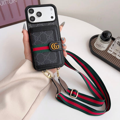 GG Louis Card Crossbody iPhone 18 Case