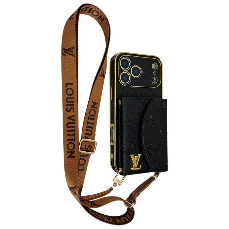Lou Color Crossbody Card Bag iPhone Case