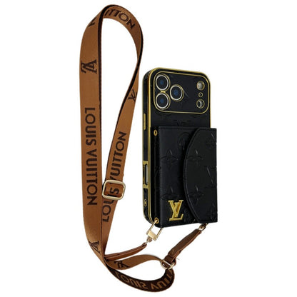 Lou Color Crossbody Card Bag iPhone Case