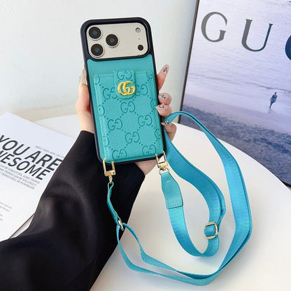 GG Color Crossbody iPhone Case