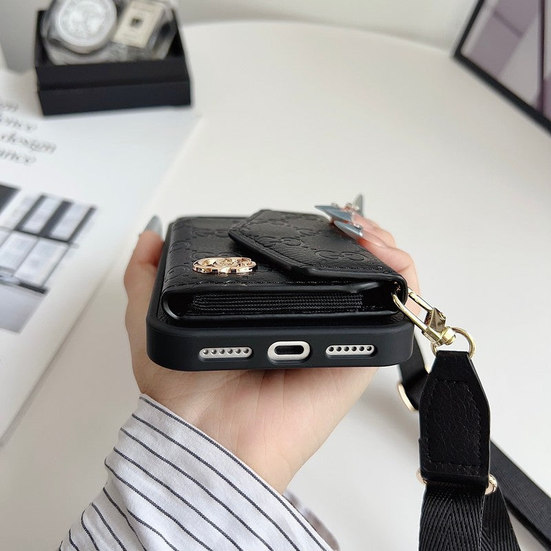 GG Color Side Card Bag Crossbody iPhone Case