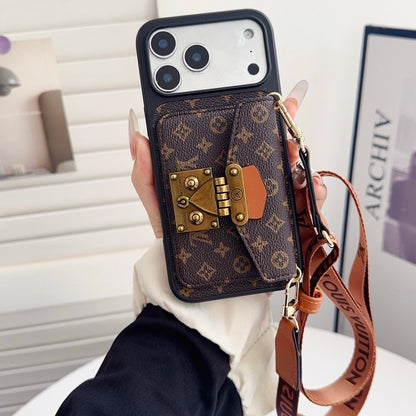Lou Crossbody Card Bag Lock iPhone Case