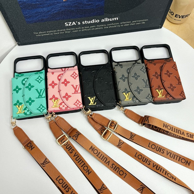 Lou Five Color Crossbody Card Bag iPhone Case
