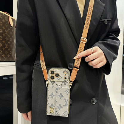 Lou Color Crossbody Card Bag iPhone Case