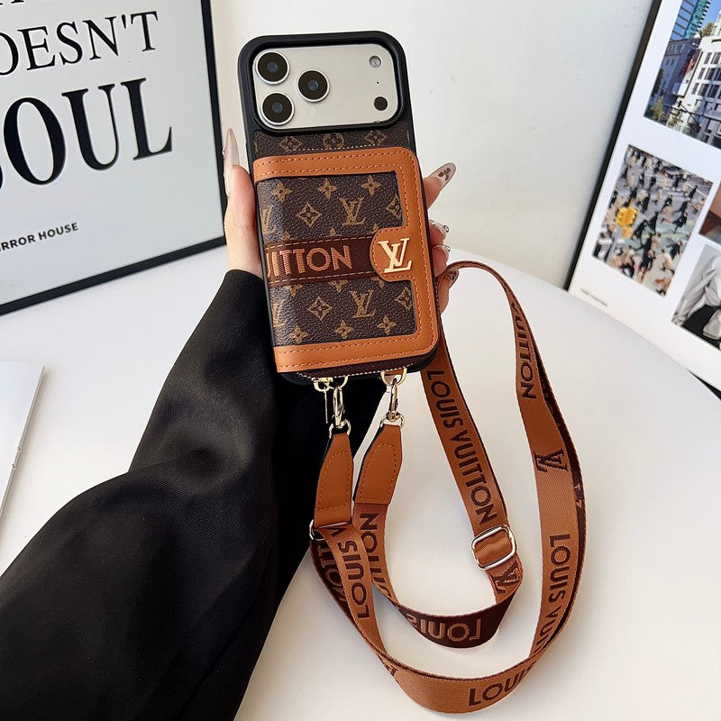 Louis GG Card Crossbody iPhone 18 Case
