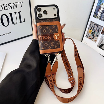 Louis GG Card Crossbody iPhone 18 Case