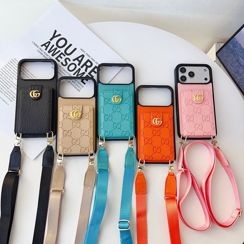 GG Color Crossbody iPhone Case