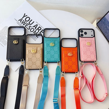 GG Color Crossbody iPhone Case