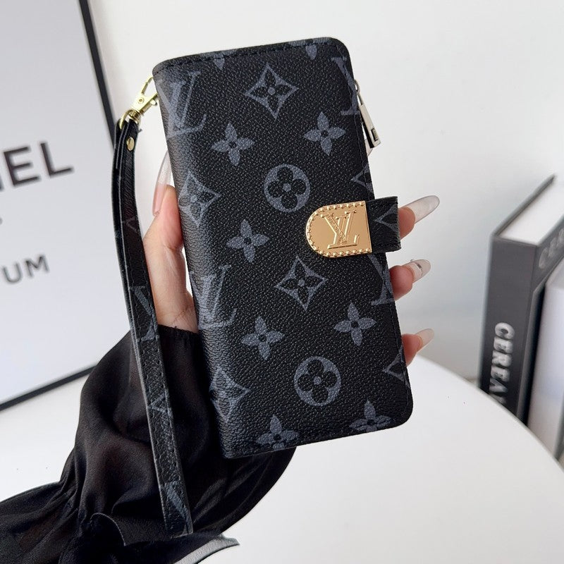 Lou Color Side Bag Leather Chain iPhone Case