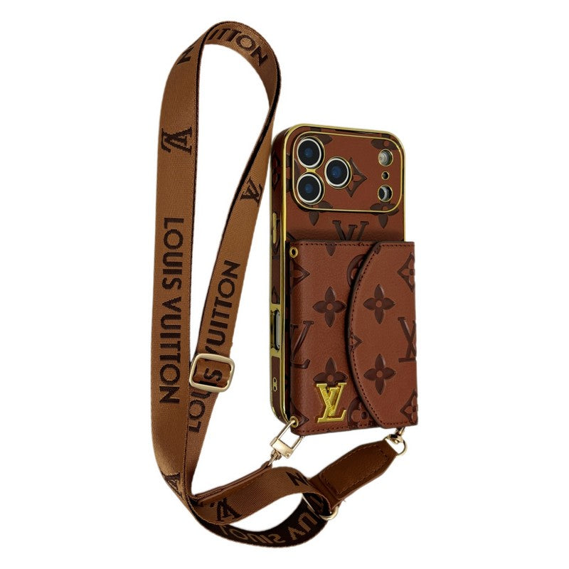 Lou Color Crossbody Card Bag iPhone Case