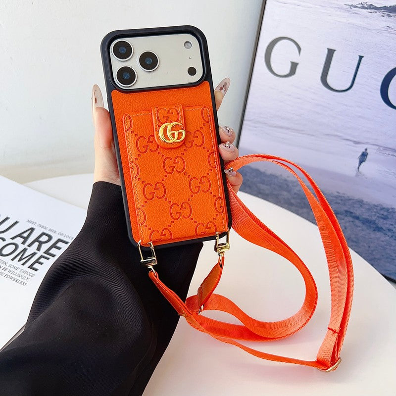 GG Color Crossbody iPhone Case