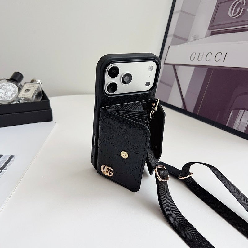 GG Color Side Card Bag Crossbody iPhone Case