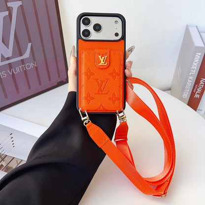 Lou Color Bag Leather iPhone Case