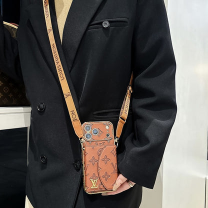 Lou Color Crossbody Card Bag iPhone Case