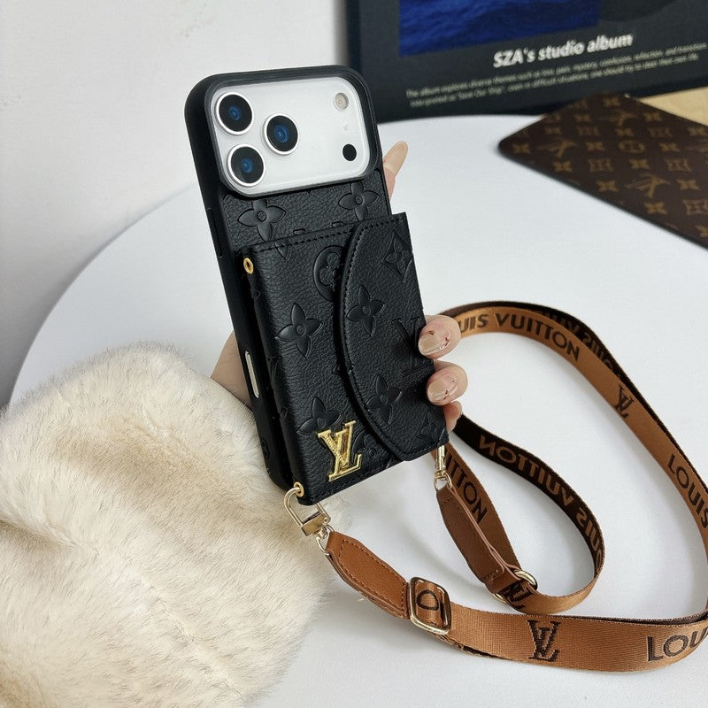 Lou Five Color Crossbody Card Bag iPhone Case