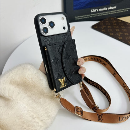 Lou Five Color Crossbody Card Bag iPhone Case