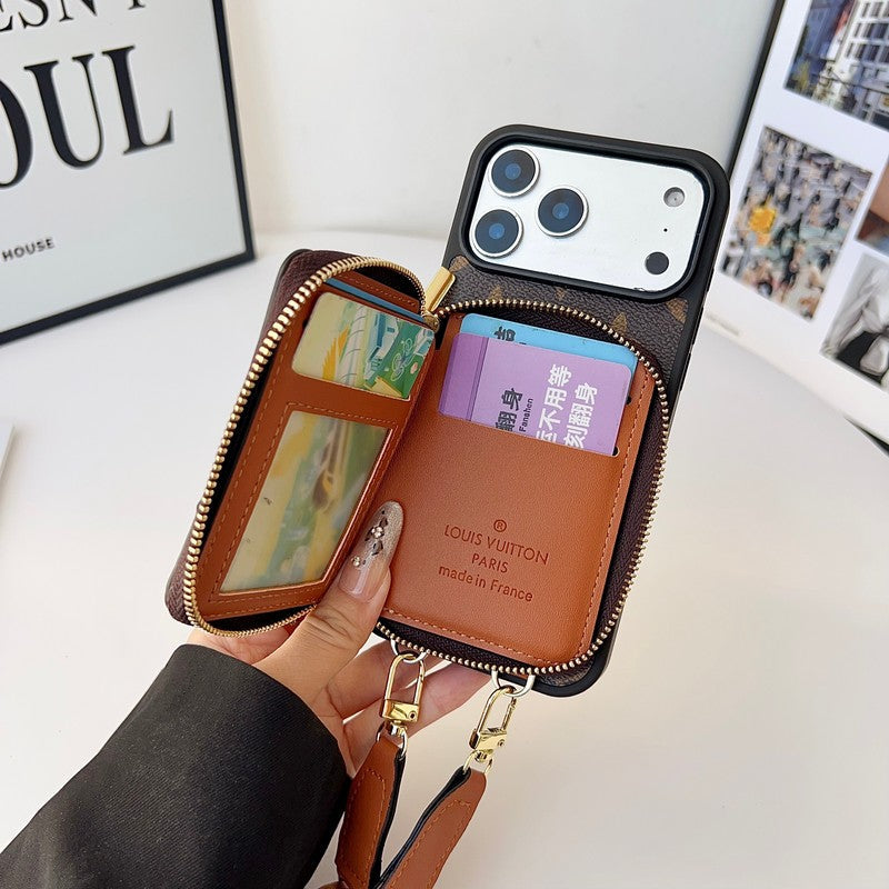 Louis GG Card Crossbody iPhone 18 Case