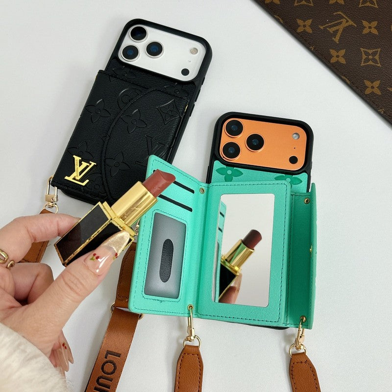 Lou Five Color Crossbody Card Bag iPhone Case