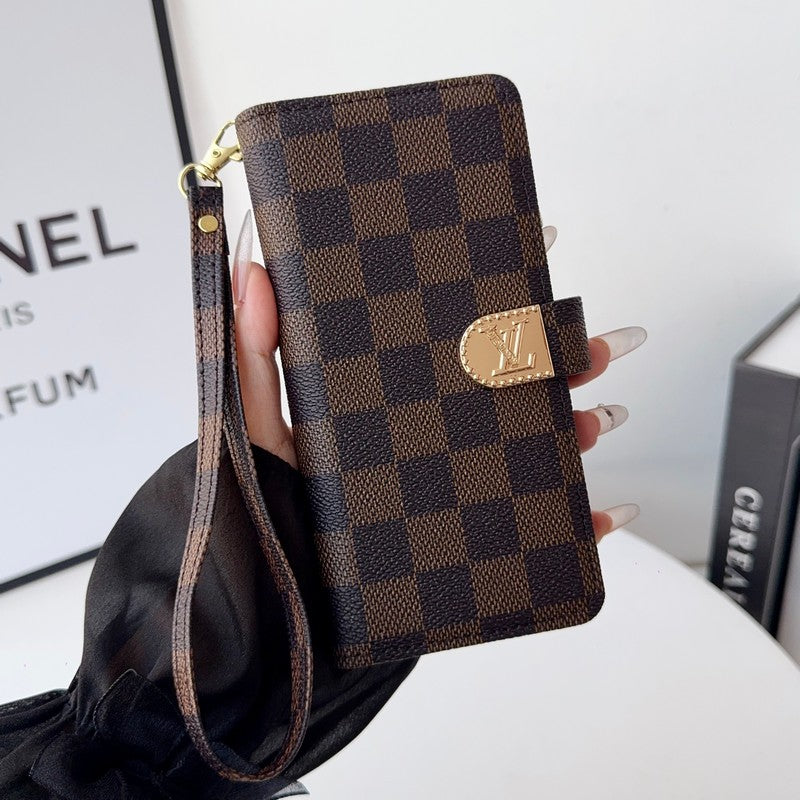 Lou Color Side Bag Leather Chain iPhone Case