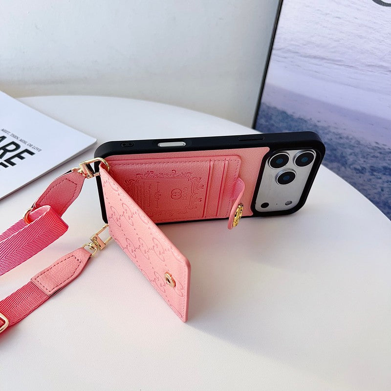 GG Color Crossbody iPhone Case