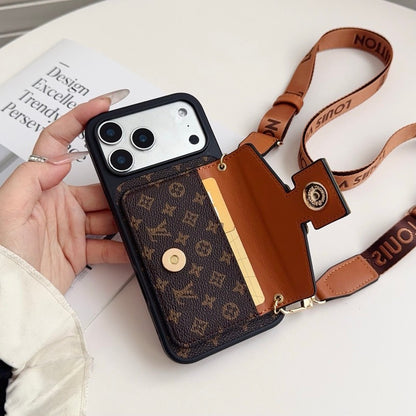 Lou Crossbody Card Bag Lock iPhone Case
