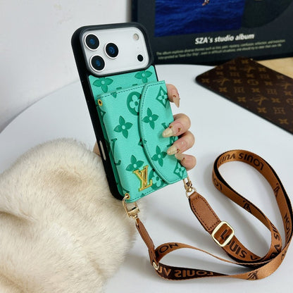 Lou Five Color Crossbody Card Bag iPhone Case