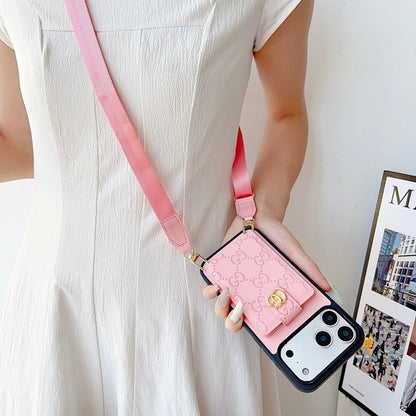 GG Color Crossbody iPhone Case