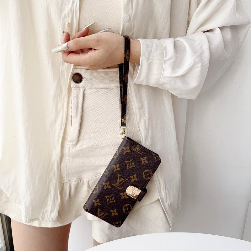 Lou Color Side Bag Leather Chain iPhone Case