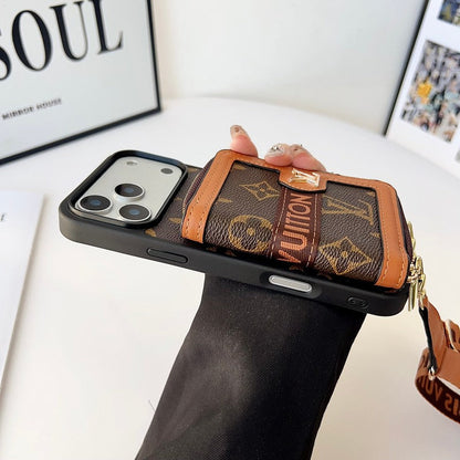 Louis GG Card Crossbody iPhone 18 Case
